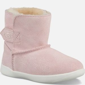 Ugg Keelan Sparkle Suede Pink Boot Toddler Sz 6